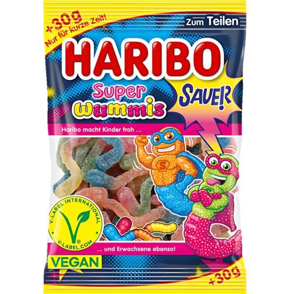 HARIBO - Super Wummis Sauer 205g